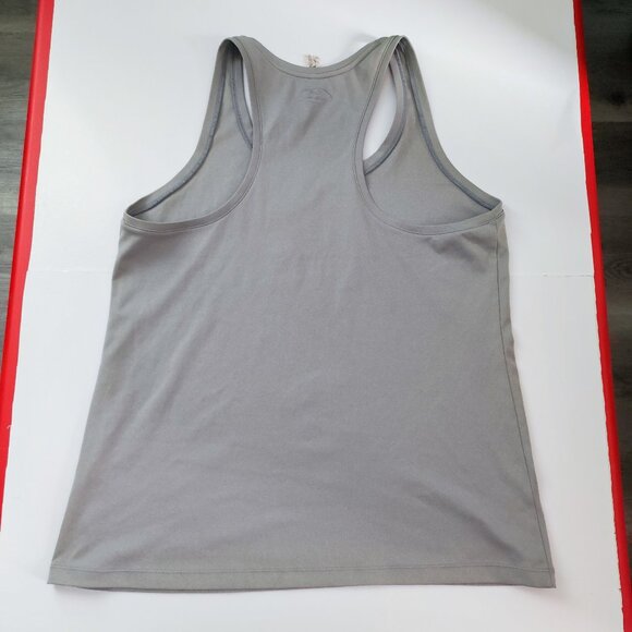 Under Armour HeatGear racer back Tank Top grey women's size L - Picture 3 of 10
